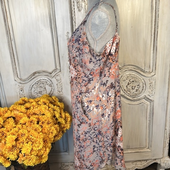 Cabi Sheer on Sheer Spaghetti Strap Sundress Casual Classy Cruise Romantic S/Med - Picture 6 of 12